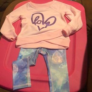 Long sleeve girls set